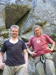Jonas and Rasta-Jocke after the FA of Born Again