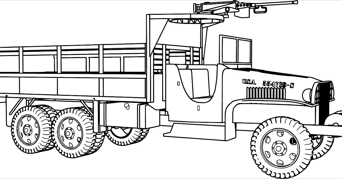 Jeep Coloring Pages - Color and Drawing