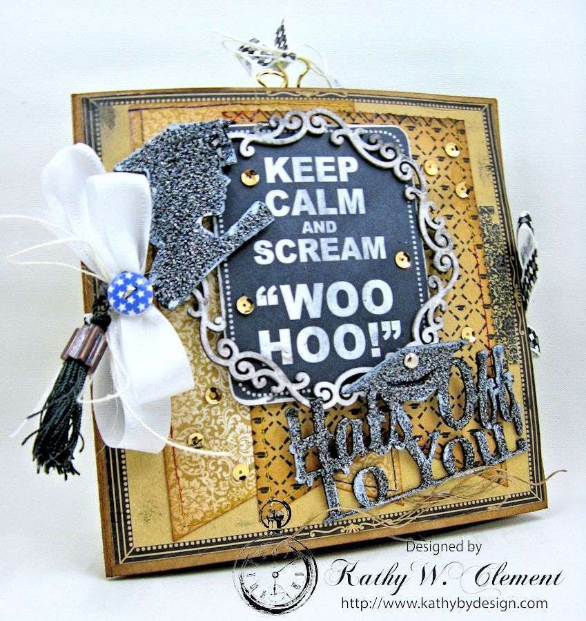 Authentique Accomplished Graduation Mini Album Tutorial by Kathy Clement for Gypsy Soul Laser Cuts 01