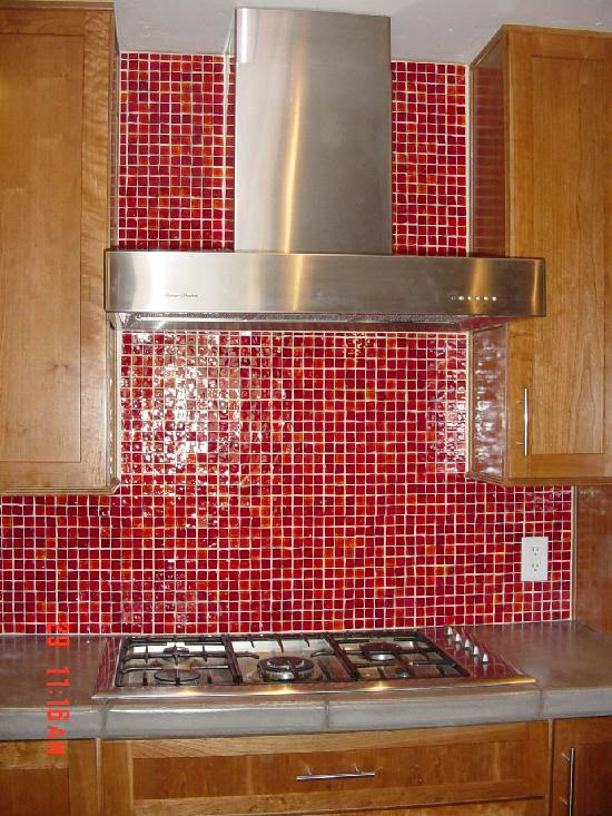 Backsplash Pictures With Red