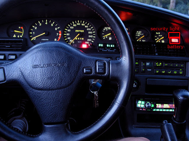 Toyota Supra Toyota Supra Dash Lights