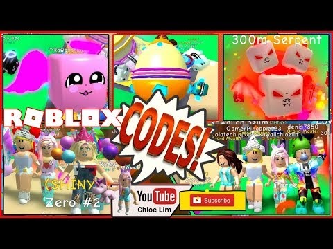 Chloe Tuber Roblox Bubble Gum Simulator Gameplay 3 Codes For Luck And Hatching Speed Sorry For The Coughing Video - all new 300 million egg update 20 codes 2019 bubble gum simulator 300m update 20 roblox youtube