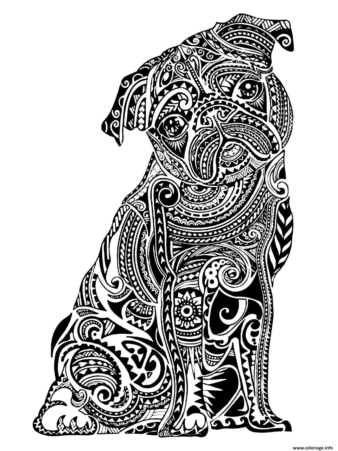 Coloriage Difficile D Animaux A Imprimer | Haut Coloriage ...