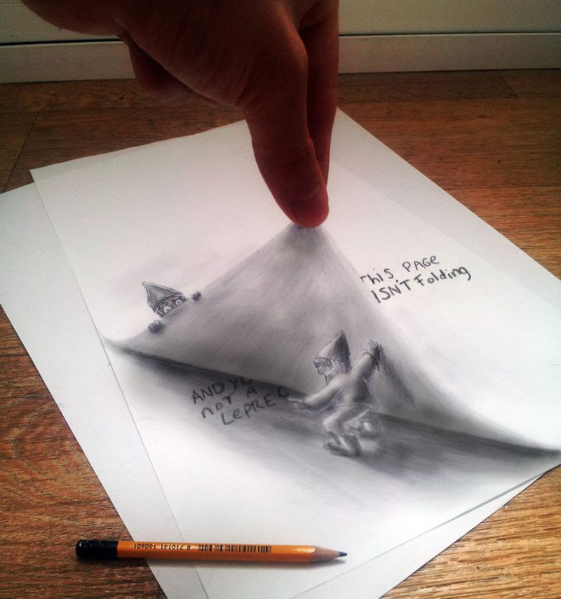 Dapatkan Gambar 31 Contoh Gambar 3 Dimensi Dengan Pensil Yang Menipu Mata Terbaru by www.cikimm.com