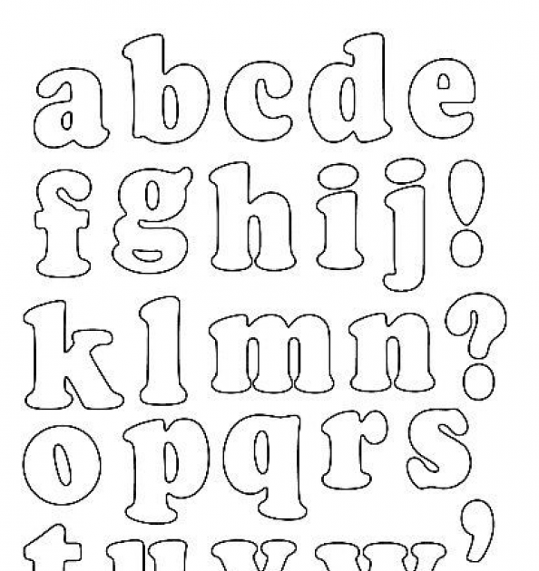 Moldes De Letras Grandes Para Carteles / Abecedario Imprimir Moldes De