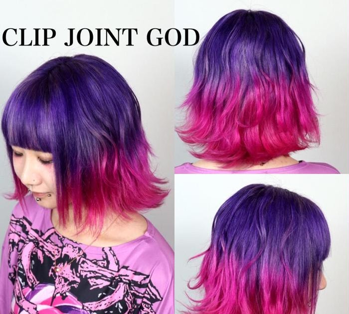 【100+】 紫 グラデーション ヘア カラー 髪型のインスピレーションとアイデアIdeasoken