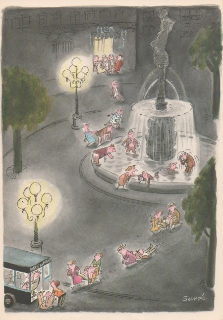 "Comment on s'enrhume à Paris", 1961, Jean-Jacques Sempé