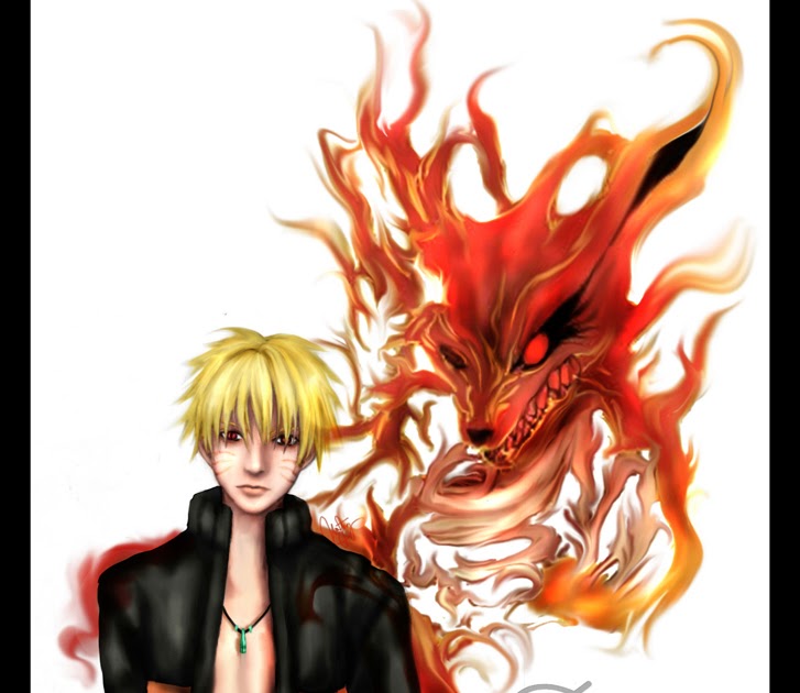 cosplay picture: naruto and demon fox spirit chakra