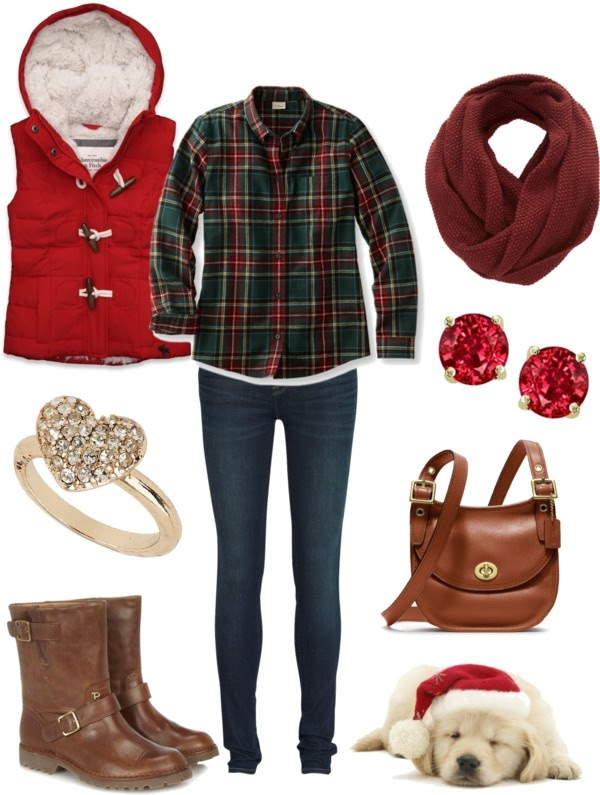 "Cute and comfy Christmas Winter Outfit" by natihasi on Polyvore