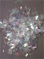 Bulk Clear Iridescent Confetti Bulk Iridescent Confetti, Random Cut Confetti