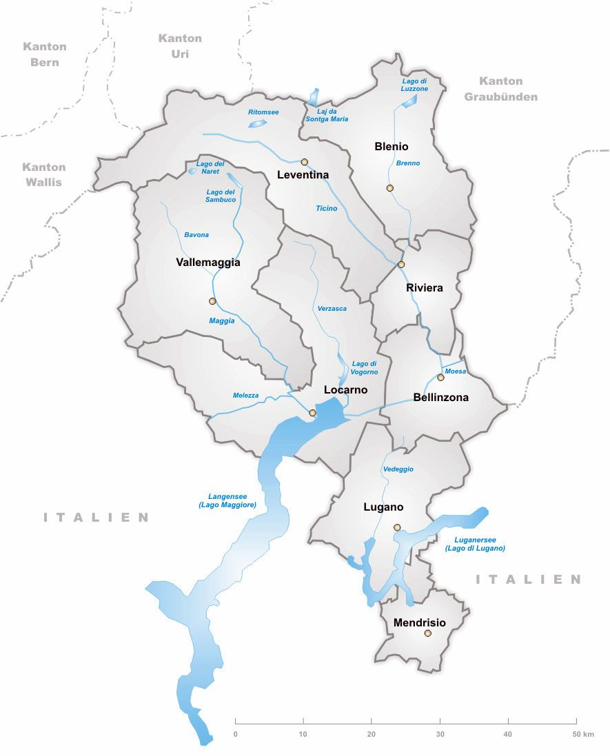 Tessin Karte | Karte