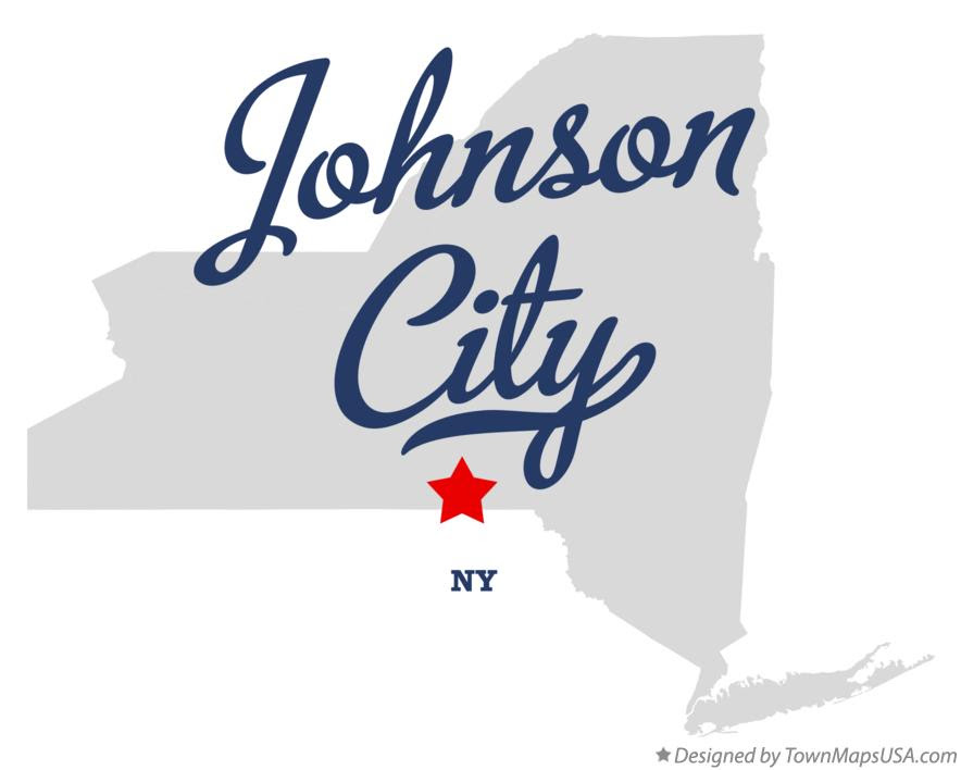 Johnson City Ny Map Cities And Towns Map