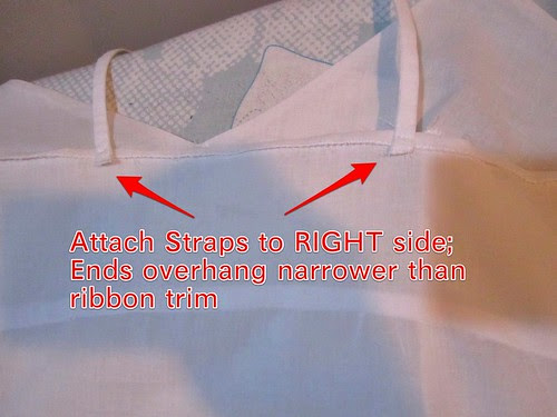 Attach Straps to Outside
