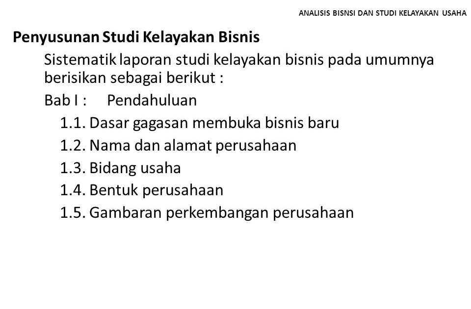 Contoh Studi Kelayakan Bisnis Ice Cream