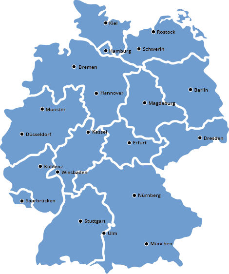 Kassel Deutschlandkarte | Landkarte