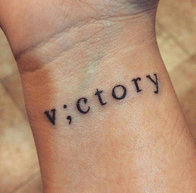 Mental Health Depression Semicolon Tattoo - Best Tattoo Ideas