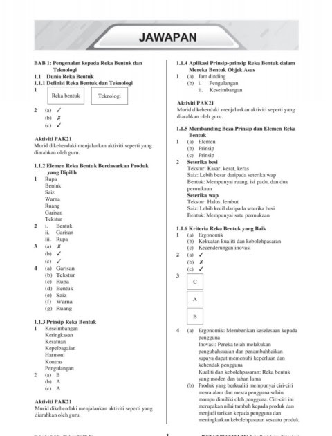 Jawapan Buku Amali Proses Sains Tingkatan 5 Pelangi Blekilisa