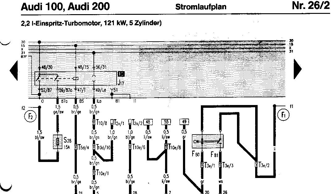 Audi 100 C4 Abs Schaltplan