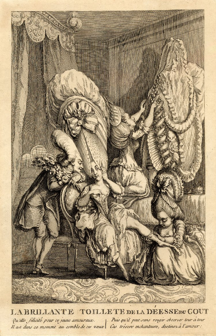 humorous 1770s print