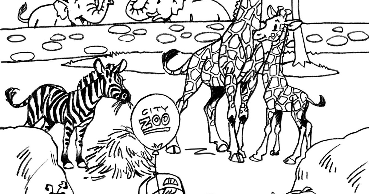 Zoo Coloring - coloring pages