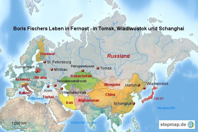 Wladiwostok Karte | Karte