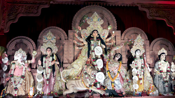 Durga idol