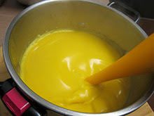 entrée soupe au potiron et lait de coco vegan vegetalien