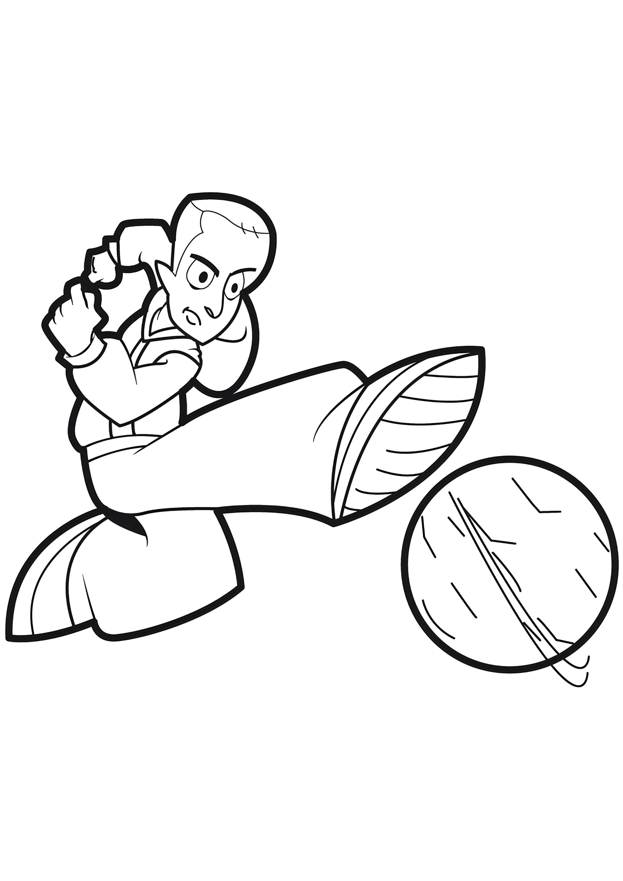 Coloriage Samy Foot De Rue Extreme  Imprimer et Obtenir une Coloriage