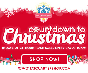 Fat Quarter Shop Countdown to Christmas Quilting Sale