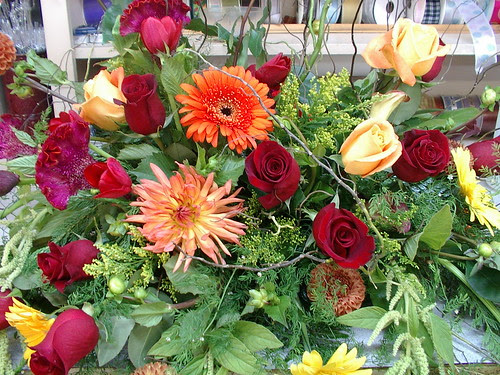 close up of casket