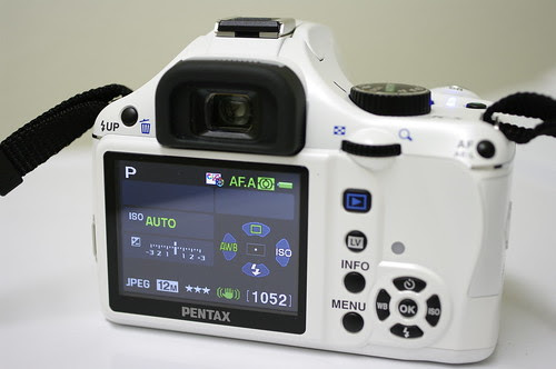 pentax k-x white with limited primes