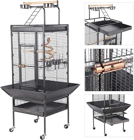 perroquet yaheetech animalerie