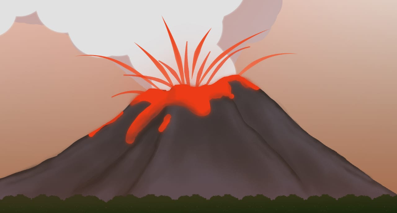 20+ Koleski Terbaru Animasi Gunung Meletus Png - Amanda T ...