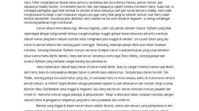 Unsur Intrinsik Cerita Rakyat Malin Kundang Dalam Bahasa Jawa