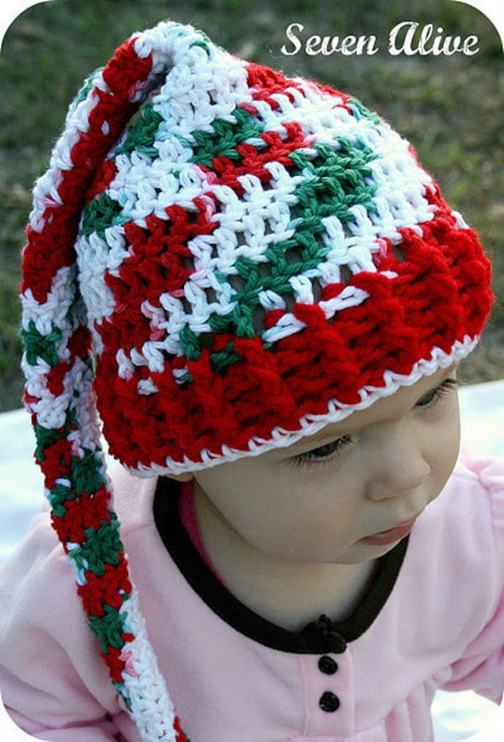 Christmas Stocking Hat Crochet Pattern