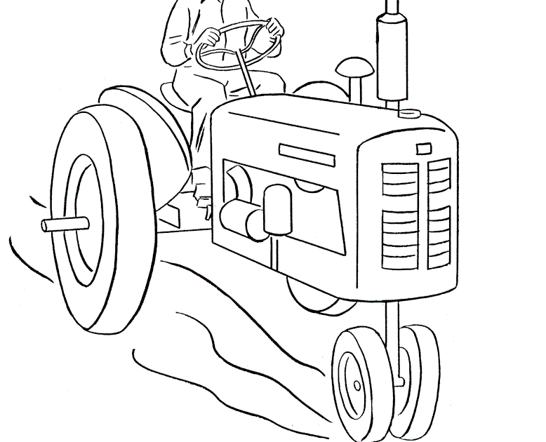 Traktor Do Wydruku Dla Dzieci Wiosenne Kolorowanki Dla Dzieci Do