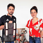 A Arcueil, Galanck invente le sac à dos GPS pour les vélos