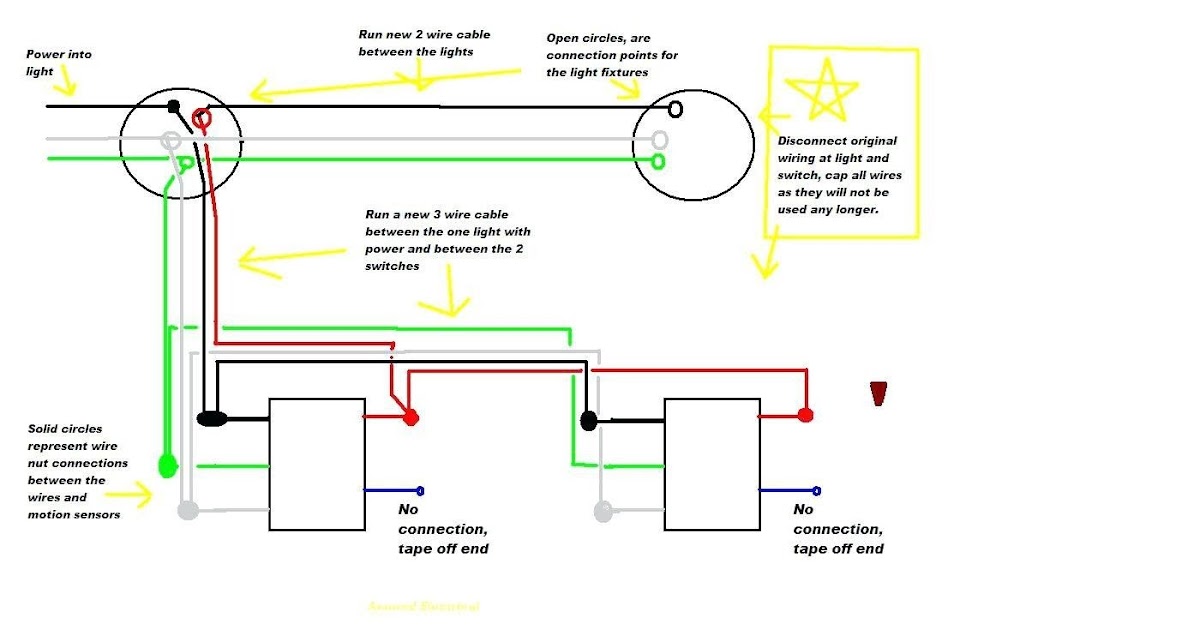Wiring Diagram For Motion Sensor Light | schematic and wiring diagram