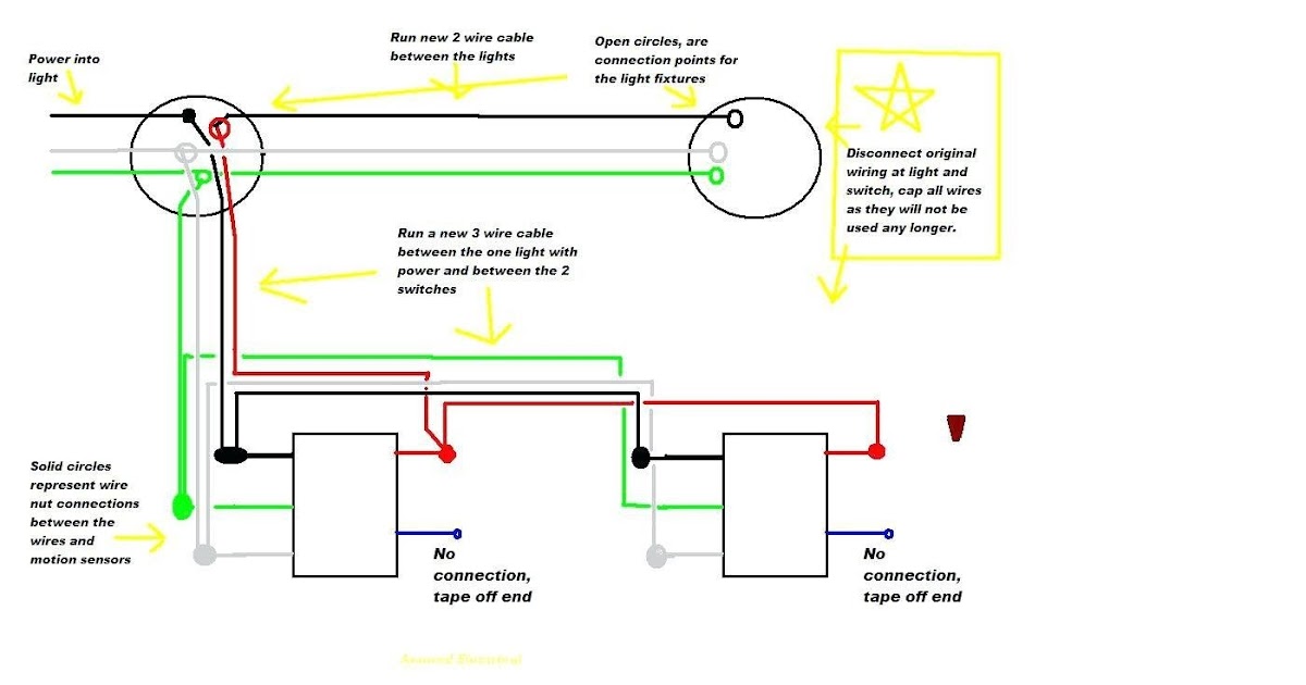 Wiring Diagram For Motion Sensor Light