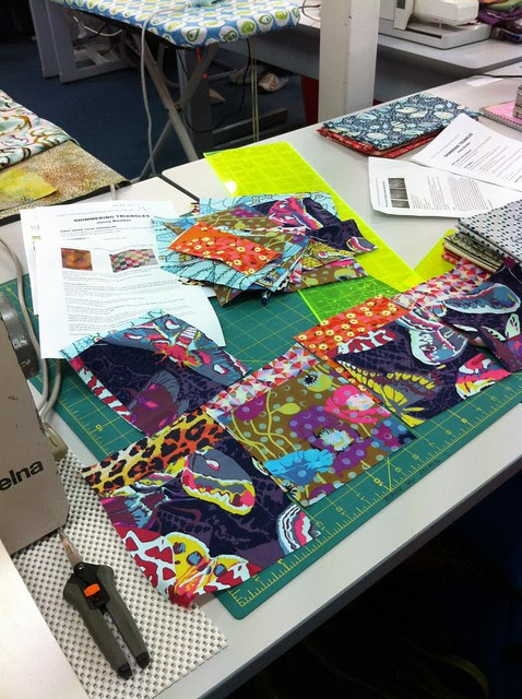 Jenny Bowker Shimmering Triangles class