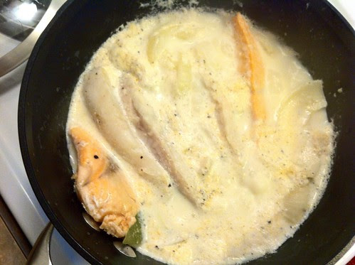 Milk and Fish Simmering