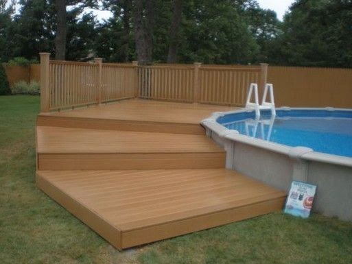 Neue 41+ Oberirdische Poolideen Von Deck / Poolumrandung Holz Selber