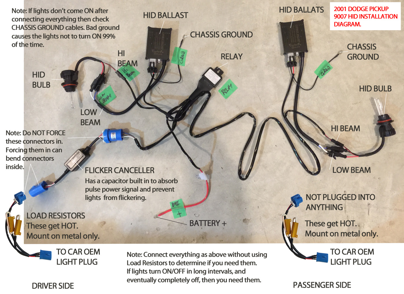 Xenon Hid Conversion Wiring Diagram Wiring Diagram Schemas
