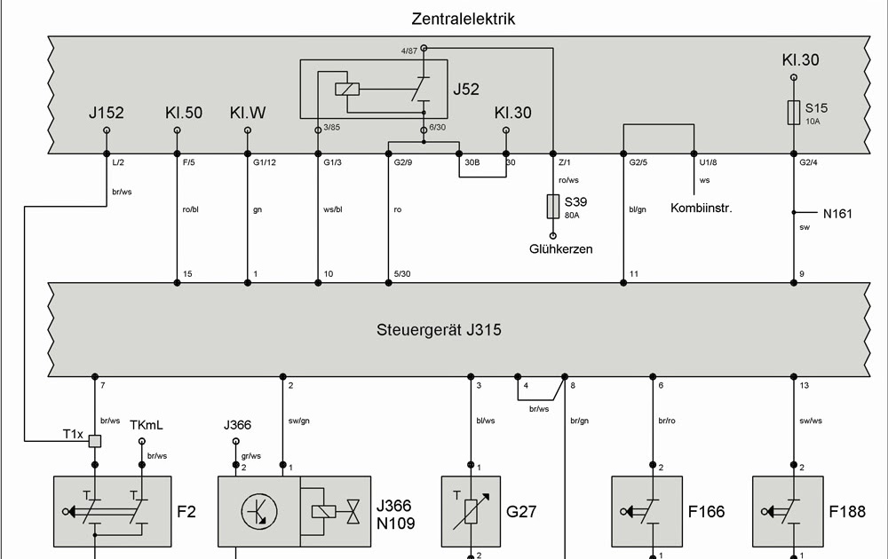 Vw T4 Motorsteuergerät Schaltplan