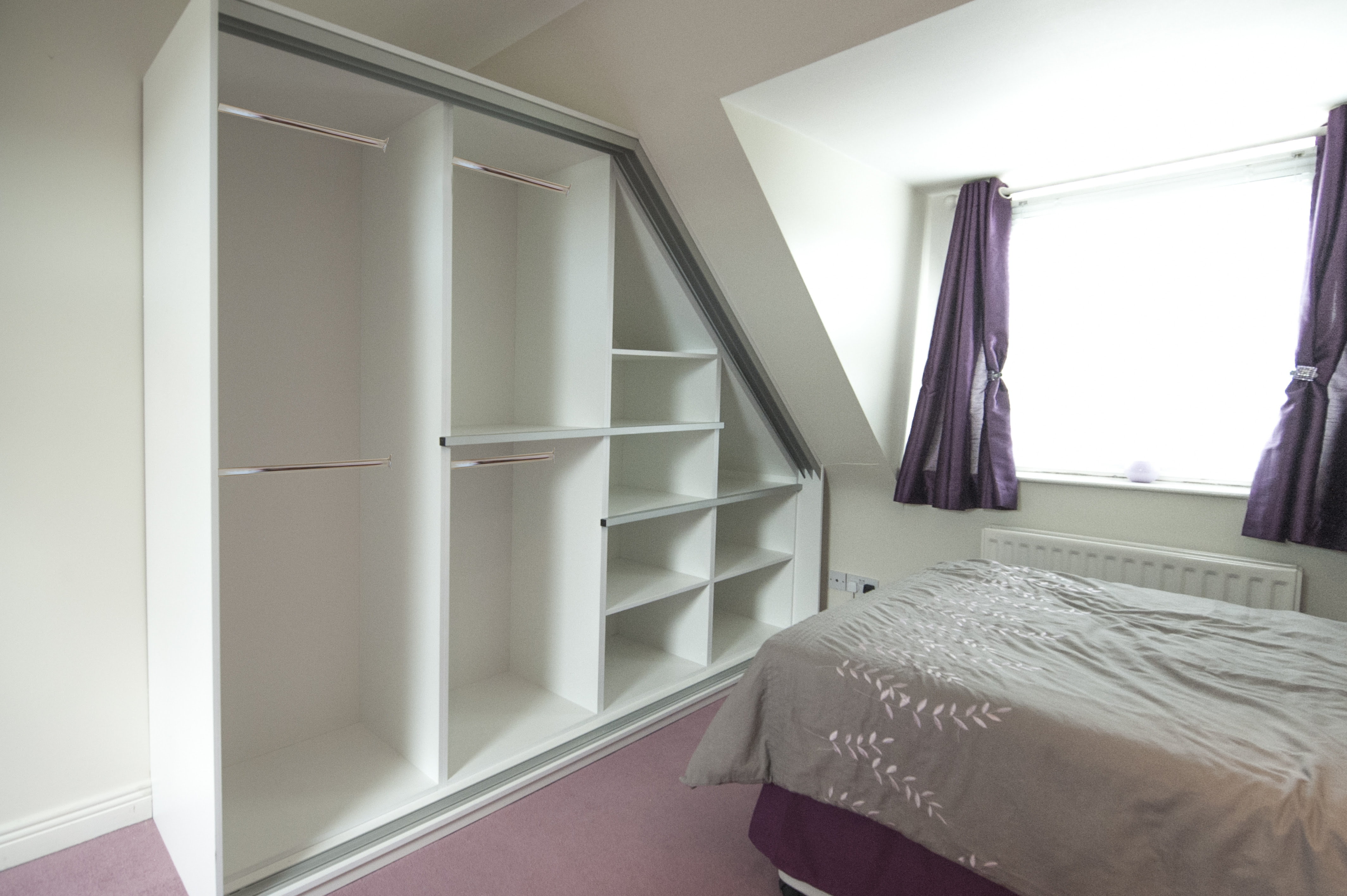 Pitched Roof Insulation Slanted Roof Wardrobe