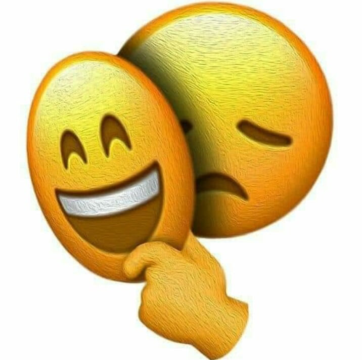 Gambar Sedih Dan Senyum status wa galau