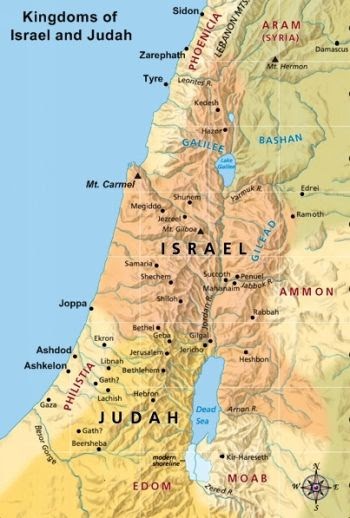 Bethel Israel Map Today / Map Of Old Testament Events - Apostle israel