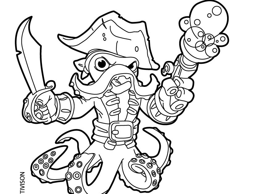 Coloriage204: coloriage de skylanders swap force