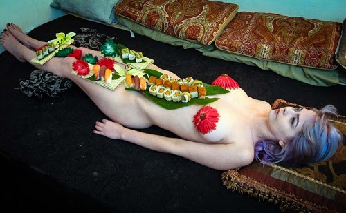 Naked Women With Sushi Sex 32