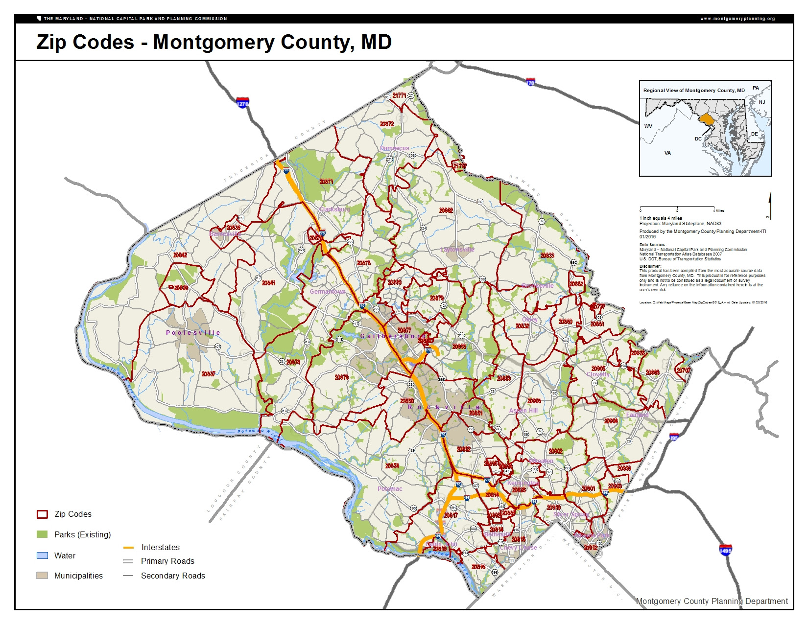 28 Montgomery County Zip Code Map - Maps Database Source